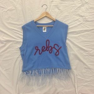 Queen of Sparkles Rebs Vest, Size M